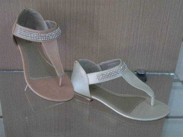 Rasteira Basic Strass